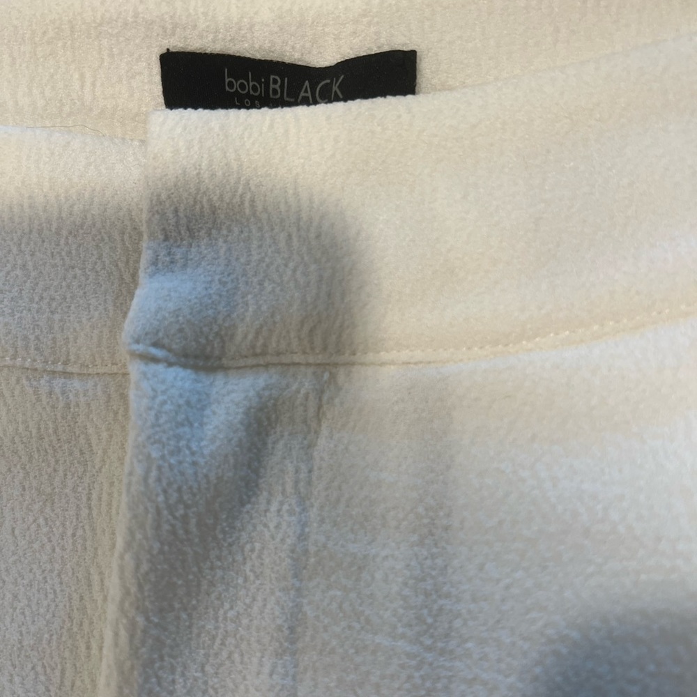 REVOLVE Bobi BLACK revolve white side pockets pants. - Picture 3 of 4